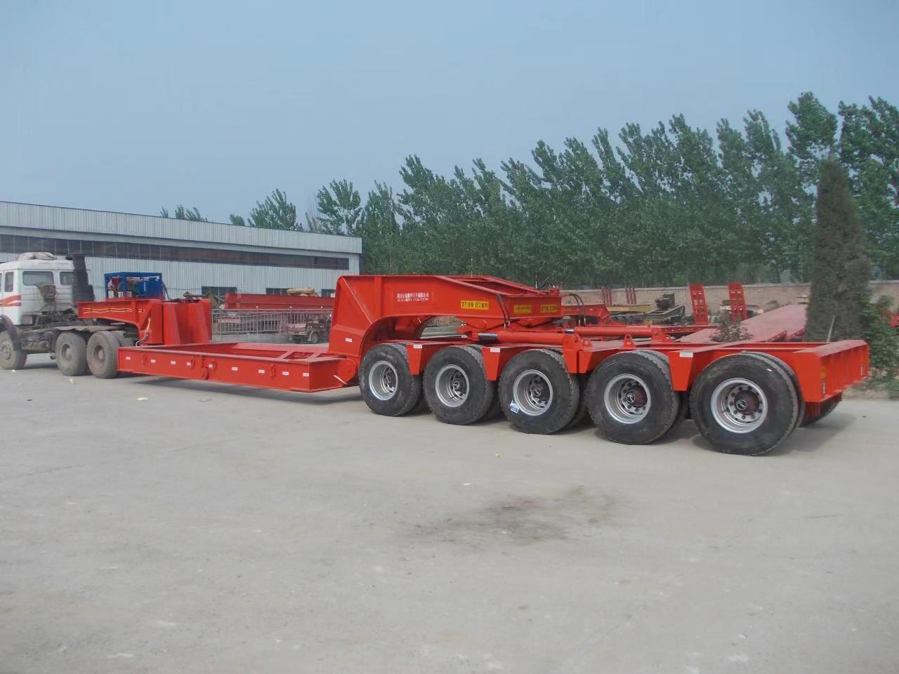 Double Gooseneck Low Semi-trailer