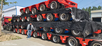Heavy Trailer with 16 Inch Tires Heavy Trailer with 16 Inch Tires